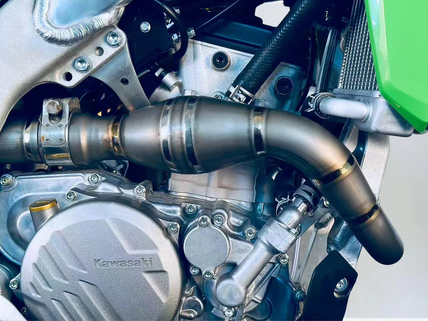 Vandemon Full Exhaust System Titanium Kawasaki KX250F 2025 - Adventure Parts