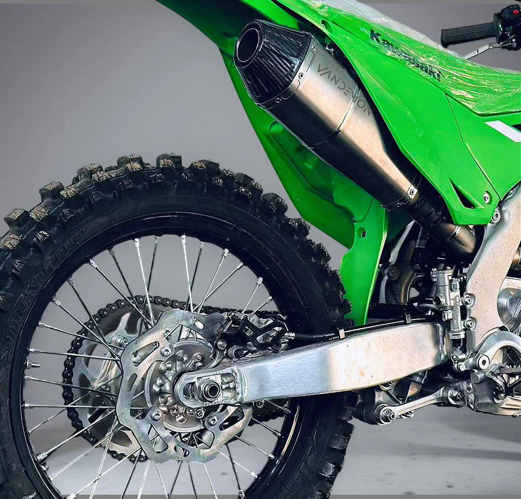 Vandemon Full Exhaust System Titanium Kawasaki KX250F 2025 - Adventure Parts