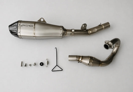Vandemon Titanium Exhaust System Kawasaki KX250F 2025-2026