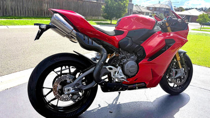 Vandemon Titanium High Mount Slip-On Exhaust Ducati Panigale V2 and V2S 890 2025