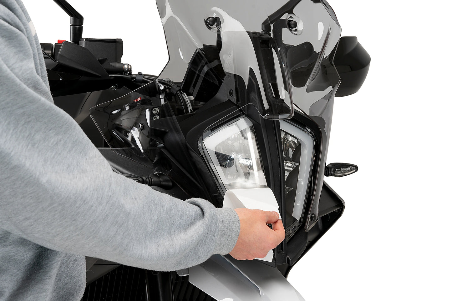 Puig Adhere Headlight Protector KTM 790 ADVENTURE 2023-2026 - Adventure Parts