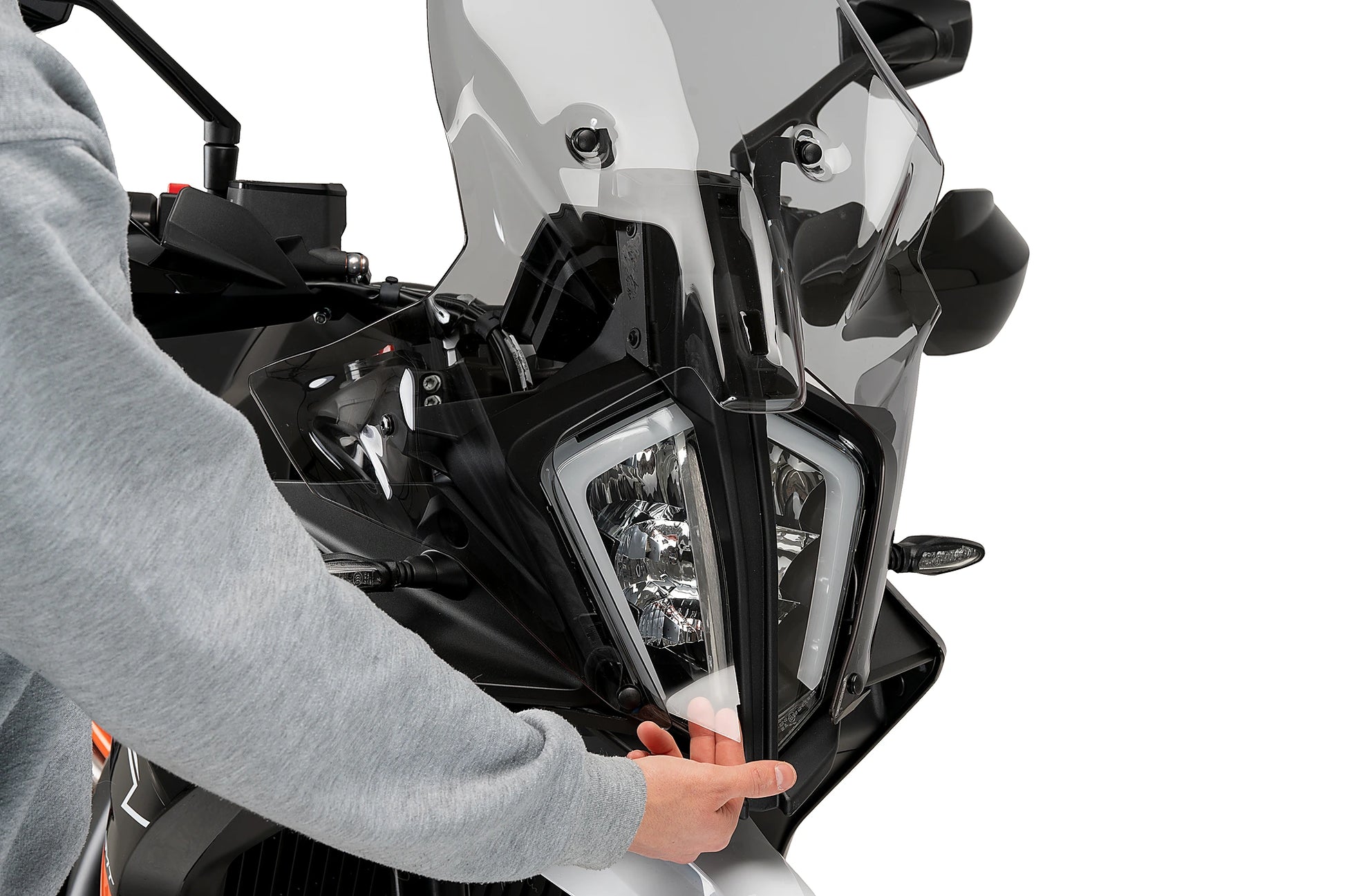Puig Adhere Headlight Protector KTM 790 ADVENTURE 2023-2026 - Adventure Parts