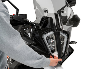 Puig Adhere Headlight Protector KTM 790 ADVENTURE 2023-2026 - Adventure Parts