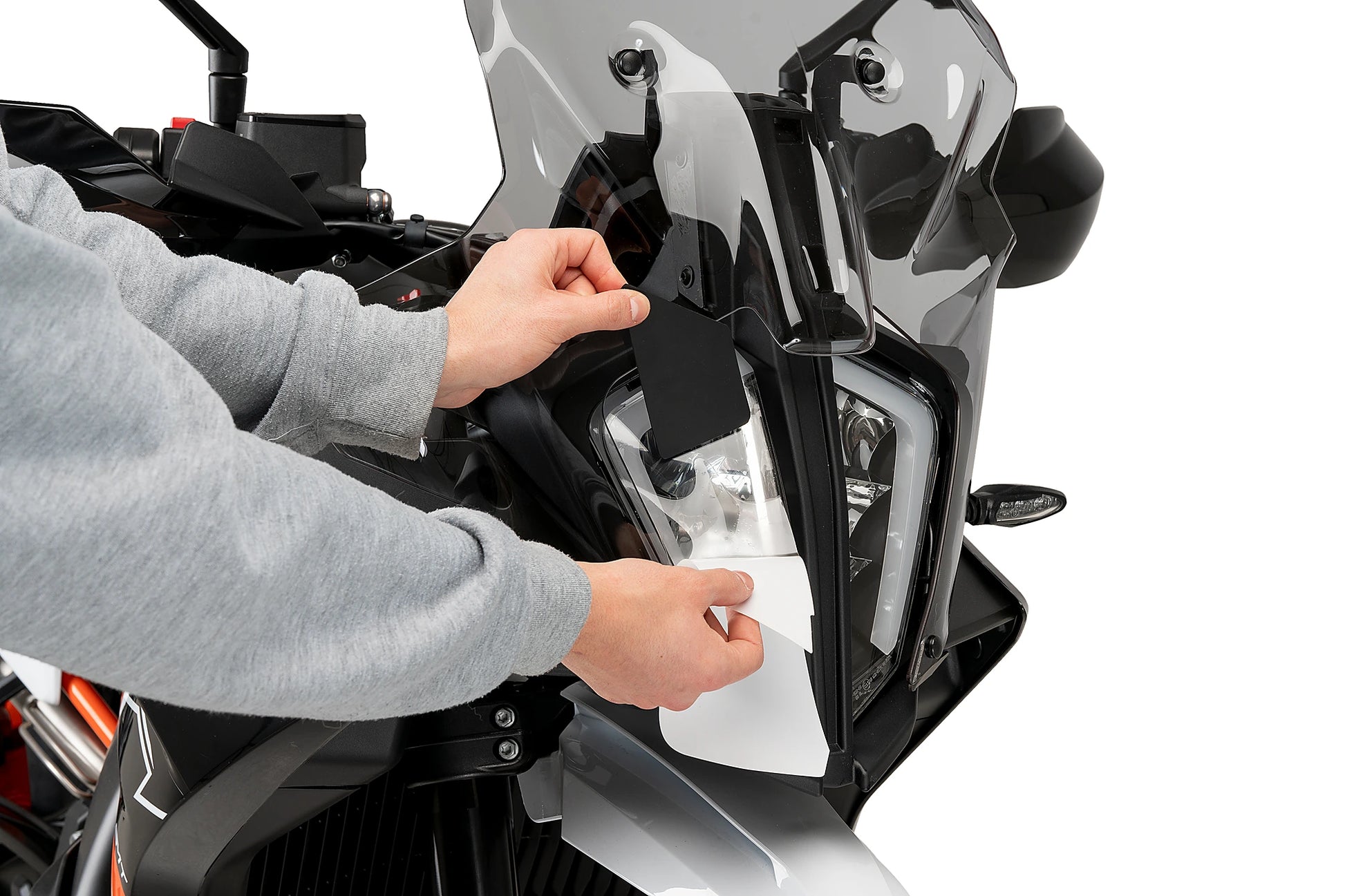 Puig Adhere Headlight Protector KTM 790 ADVENTURE 2023-2026 - Adventure Parts