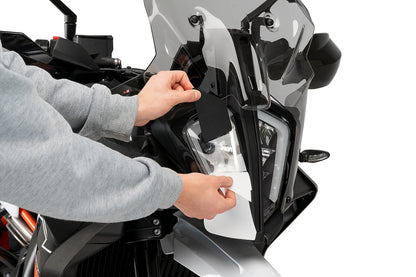 Puig Adhere Headlight Protector KTM 790 ADVENTURE 2023-2026 - Adventure Parts