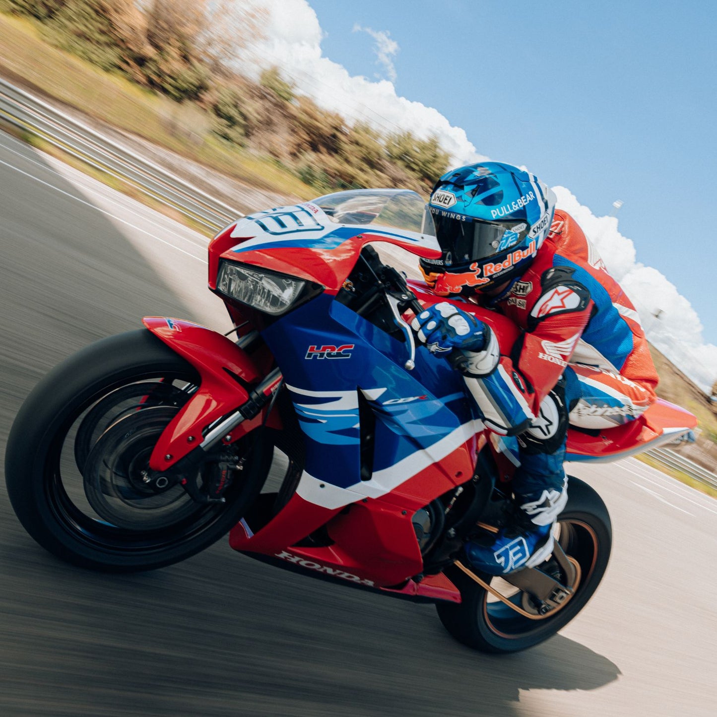 Shoei X-Fifteen Marquez 73 V2 Full Face Motorcycle Helmet