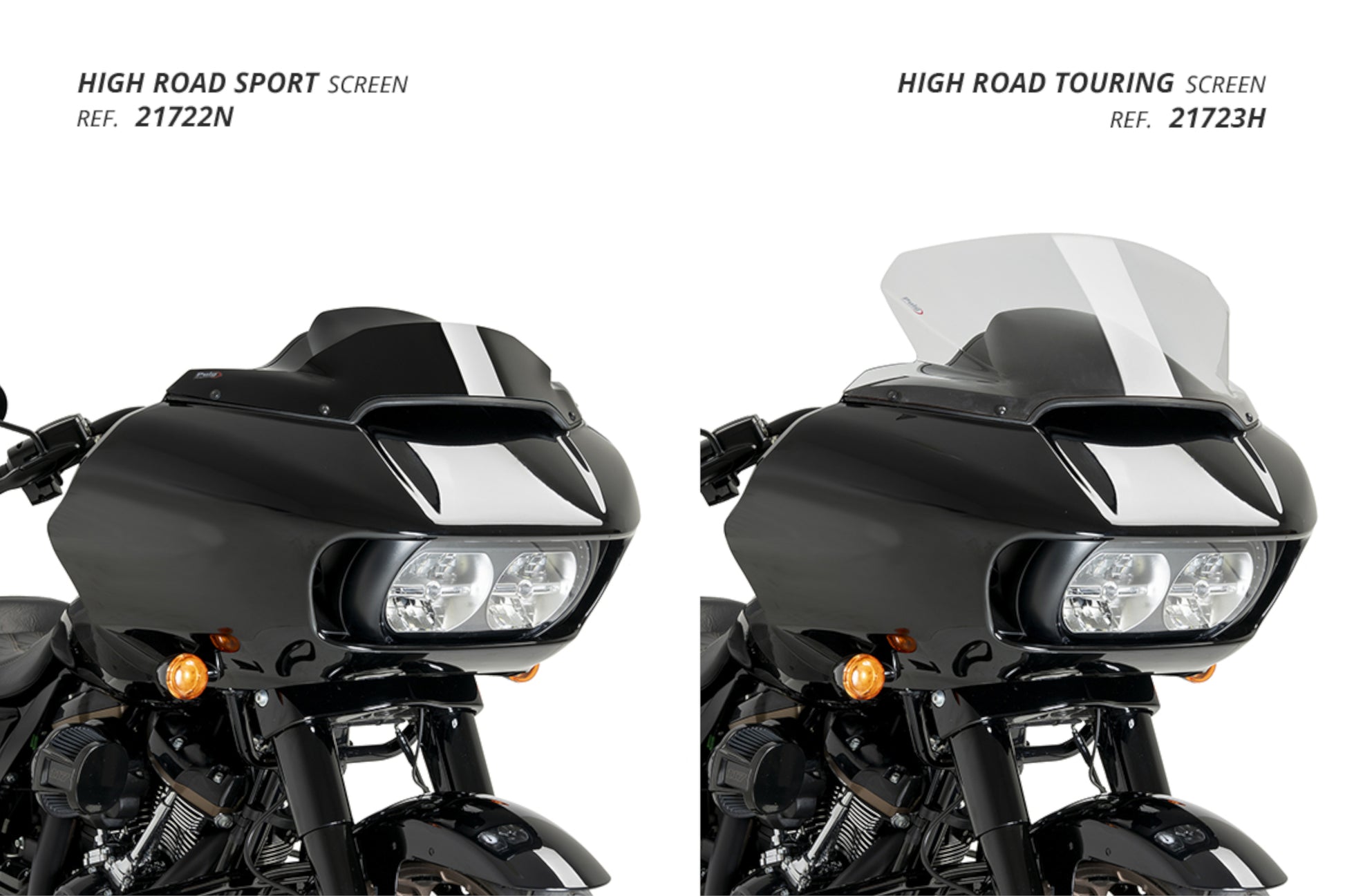 Puig High-Road Sport Windscreen Harley Davidson CVO Road Glide 2015-2024 - Adventure Parts