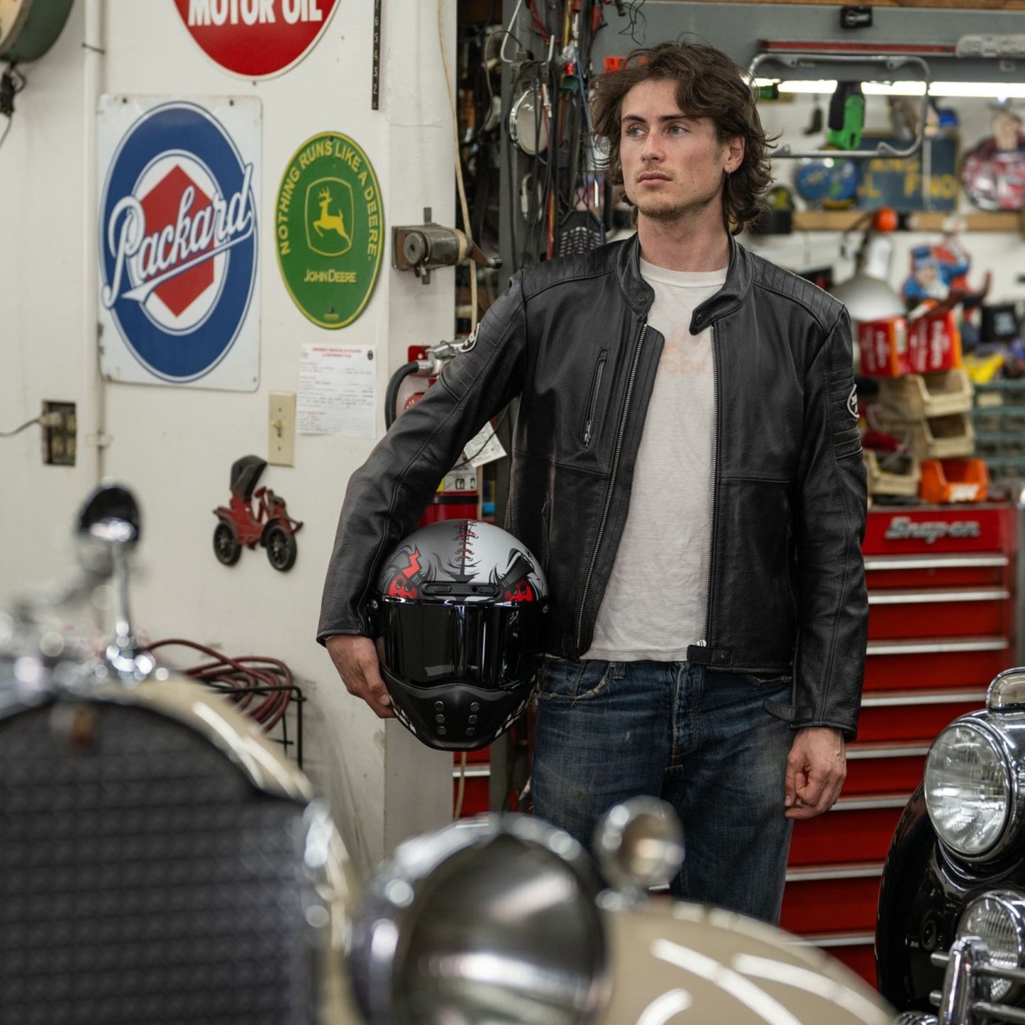 HJC V10 Vatt Full Face Motorcycle Helmet