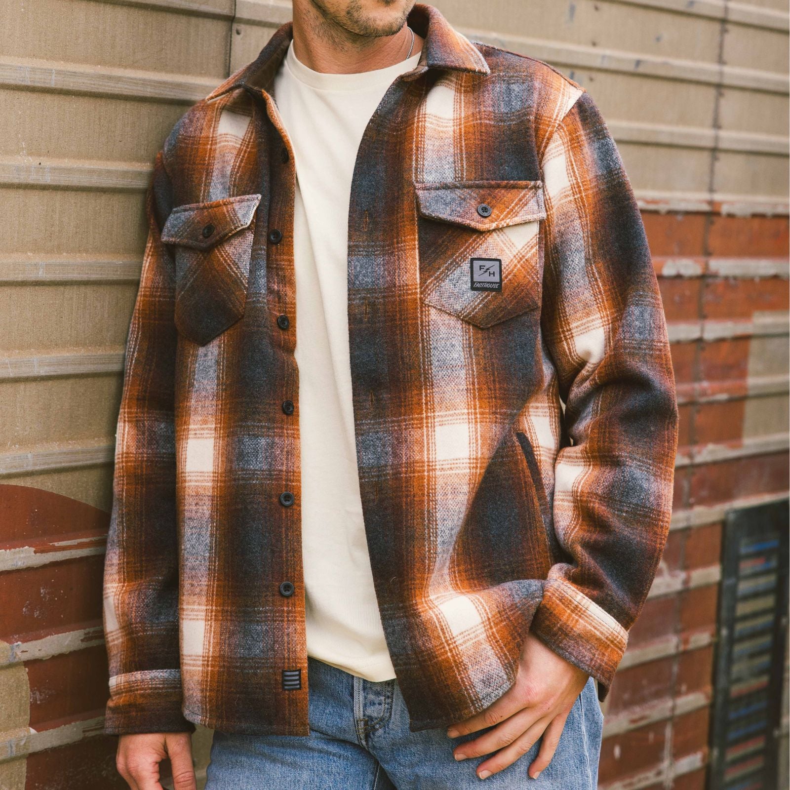 Fasthouse Folsom Heavyweight Flannel - Adventure Parts