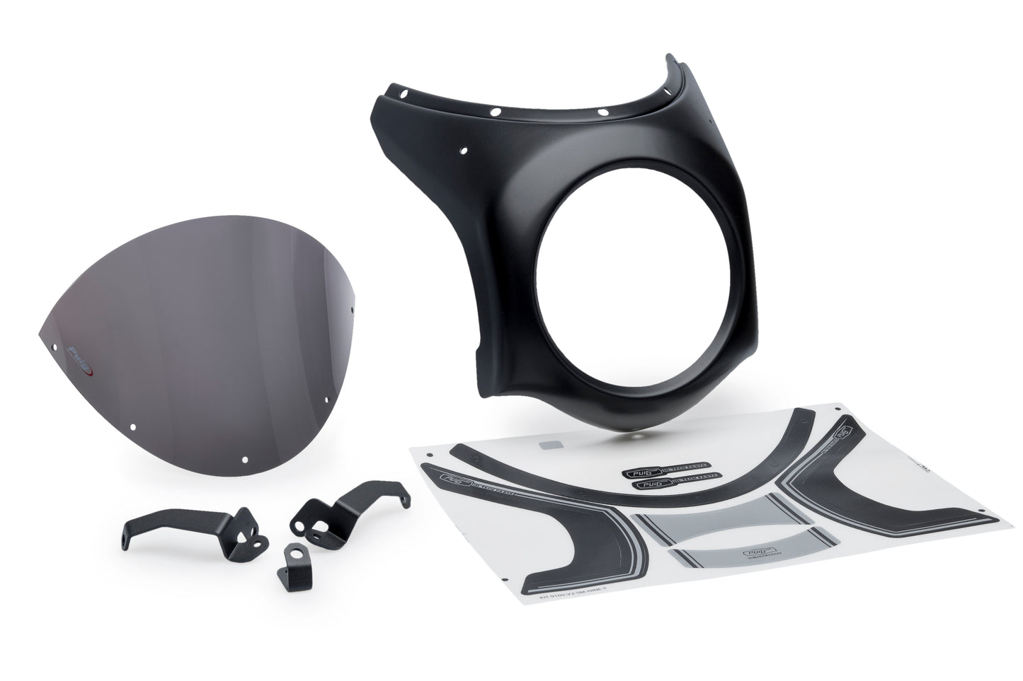 Puig Retro Semi Fairing Carbon Liquid HONDA CB650R NEO SPORTS CAFE 2024-2025