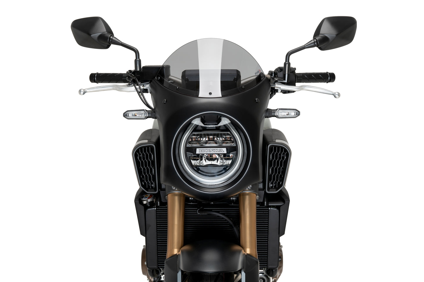 Puig Retro Semi Fairing Carbon Liquid HONDA CB650R NEO SPORTS CAFE 2024-2025