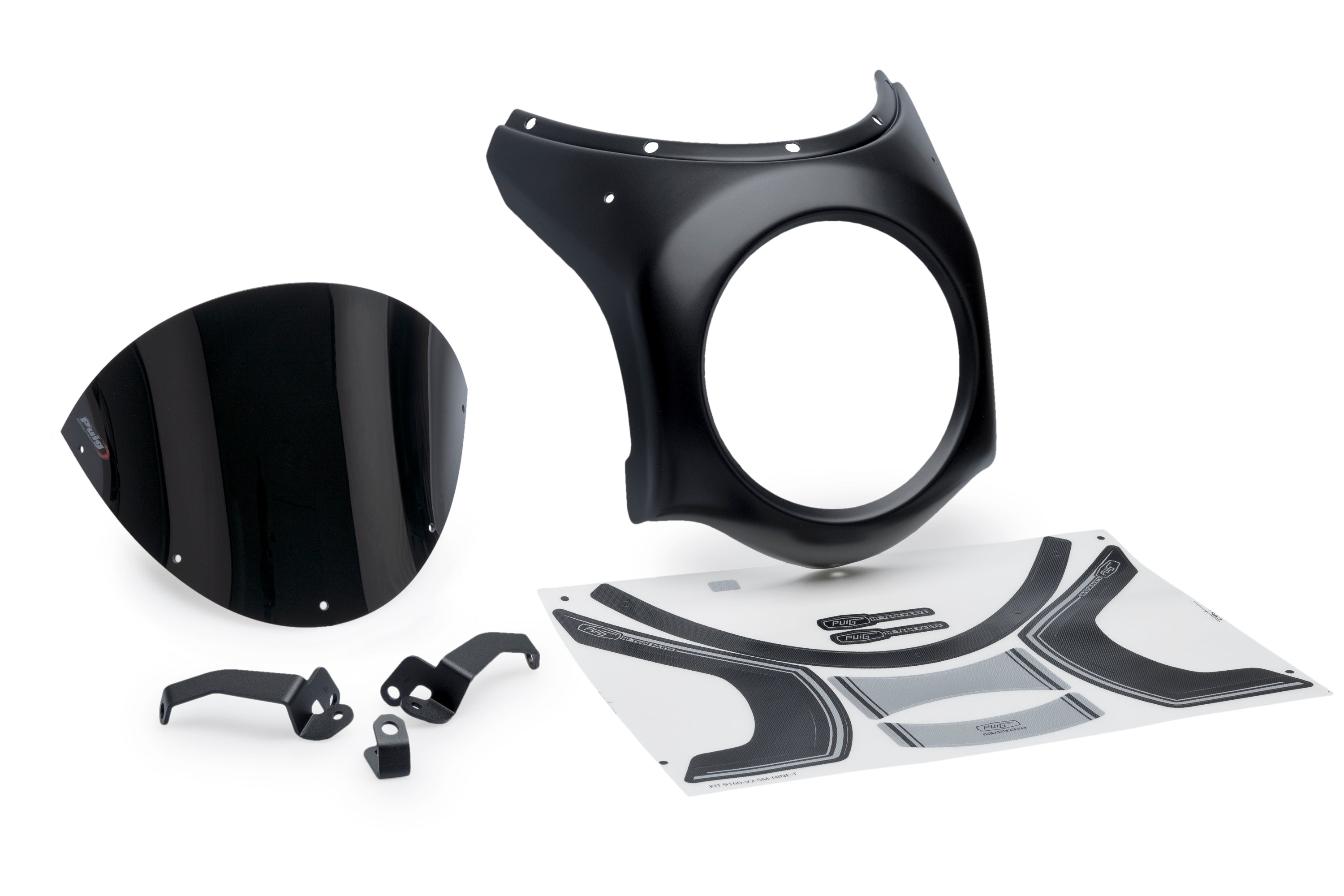 Puig Retro Semi Fairing Carbon Liquid HONDA CB650R NEO SPORTS CAFE