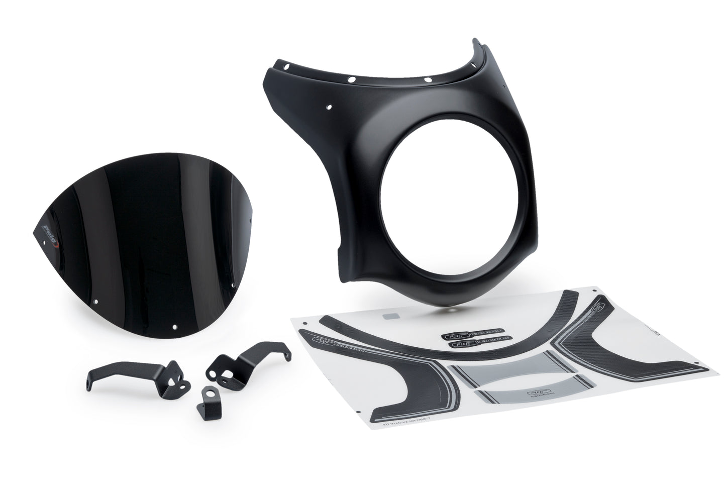 Puig Retro Semi Fairing Carbon Liquid HONDA CB650R NEO SPORTS CAFE 2024-2025