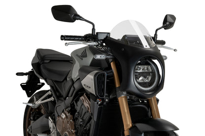 Puig Retro Semi Fairing Carbon Liquid HONDA CB650R NEO SPORTS CAFE 2024-2025