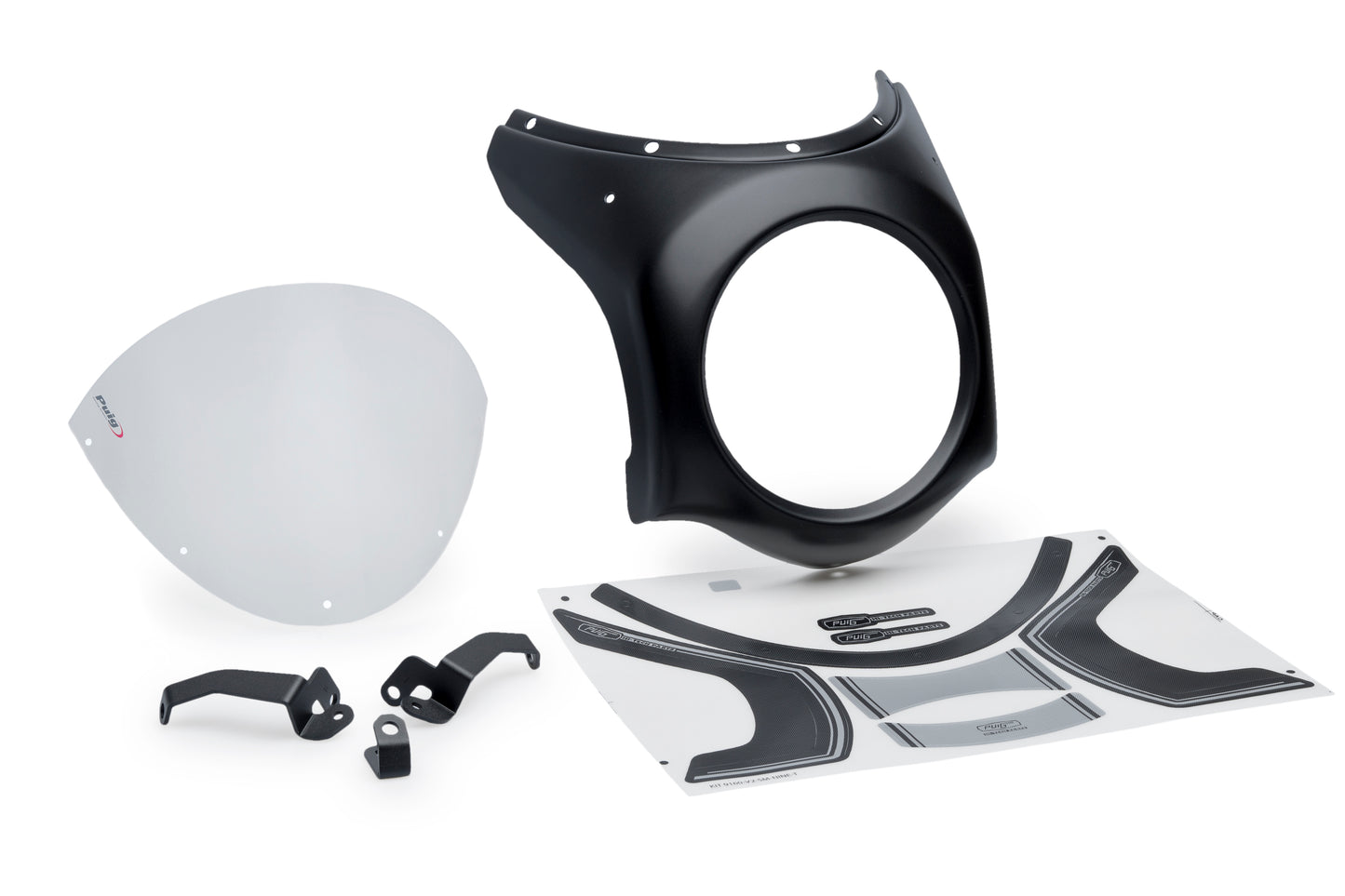 Puig Retro Semi Fairing Carbon Liquid HONDA CB650R NEO SPORTS CAFE 2024-2025