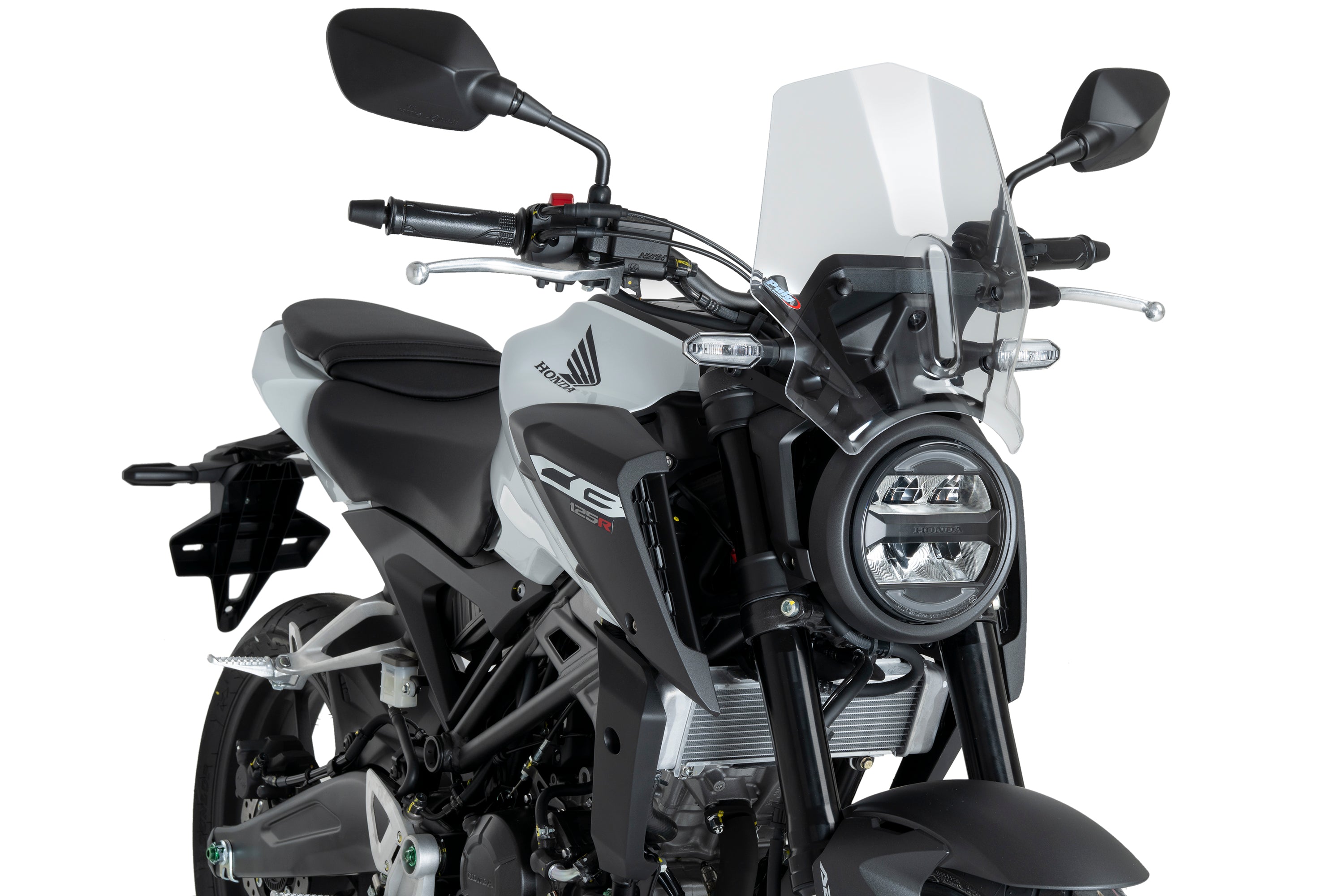 Puig New Generation Sport Windscreen Honda CB125R Neo Sports Cafe 2024 Puig New Generation Sport Windscreen Honda CB125R Neo Sports Cafe 2024