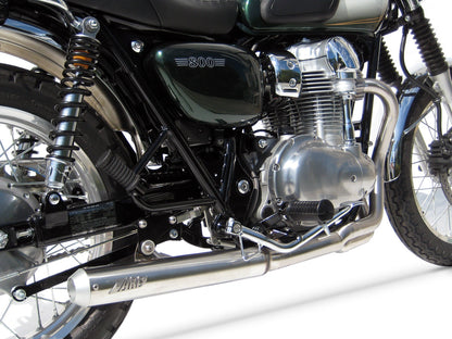 ZARD Exhaust "Cross" Full Kit Kawasaki W800 2010-2017 - Adventure Parts