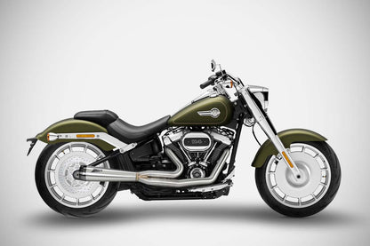 ZARD Full Kit 2:1 Exhaust Harley Davidson Fat Boy 114 2017-2024 - Adventure Parts