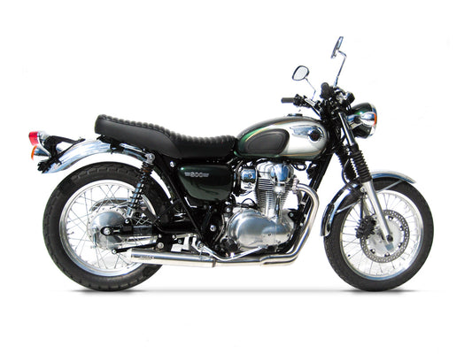 ZARD Exhaust "Cross" Full Kit Kawasaki W800 2010-2017 - Adventure Parts
