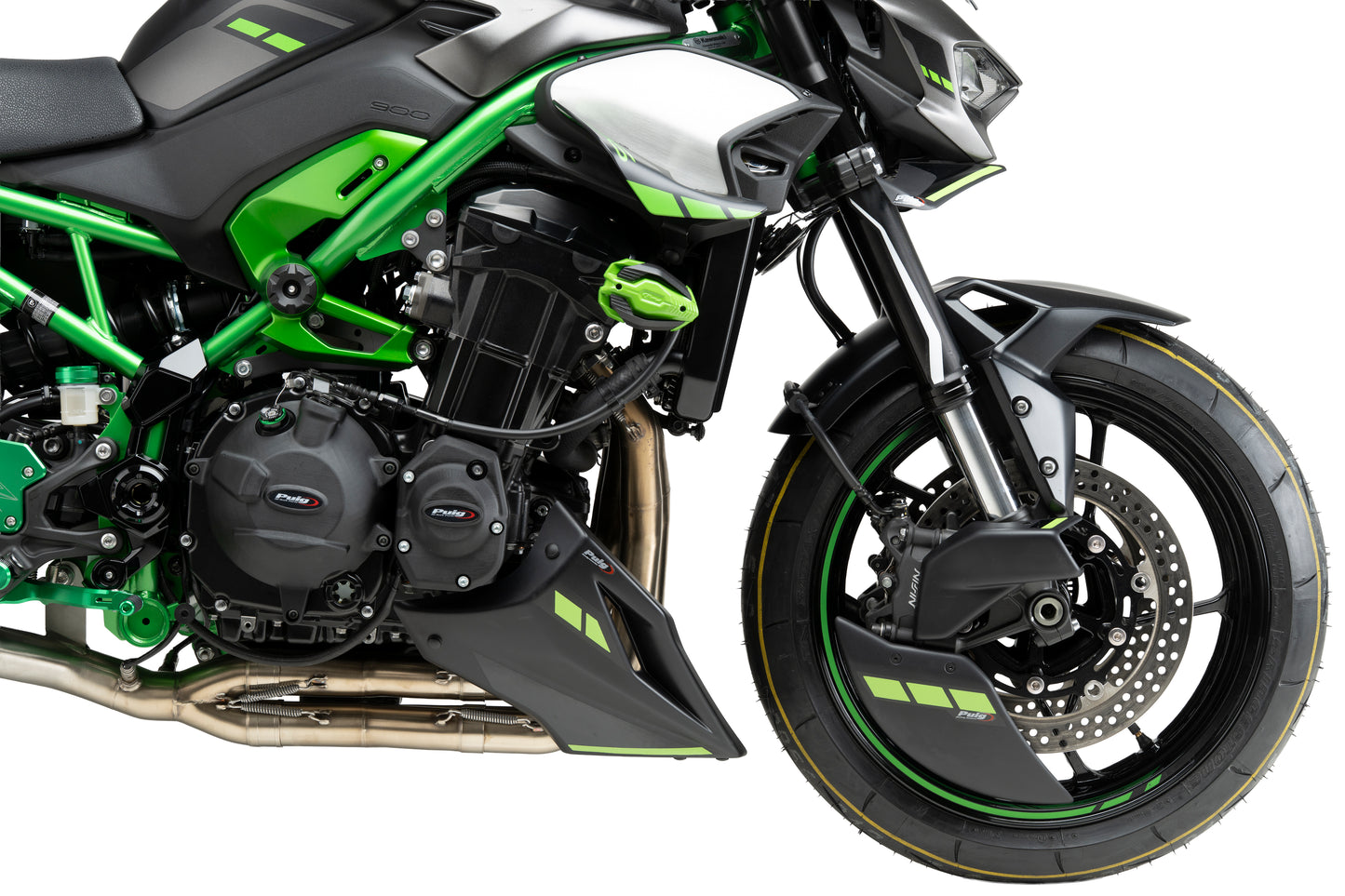 Puig Engine Protectives Covers Kawasaki Z900 2025-2026 - Adventure Parts