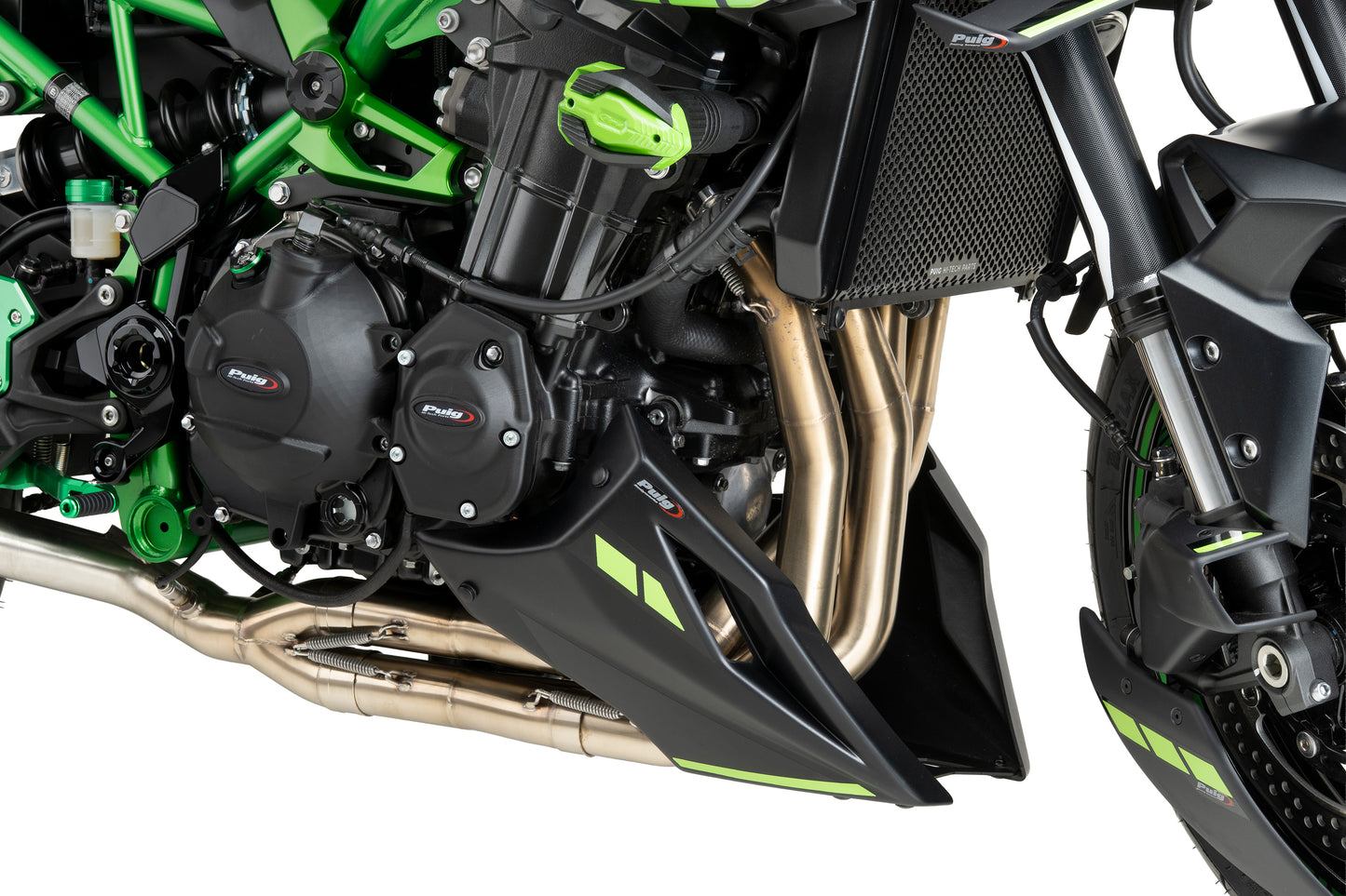 Puig Engine Protectives Covers Kawasaki Z900 2025-2026 - Adventure Parts