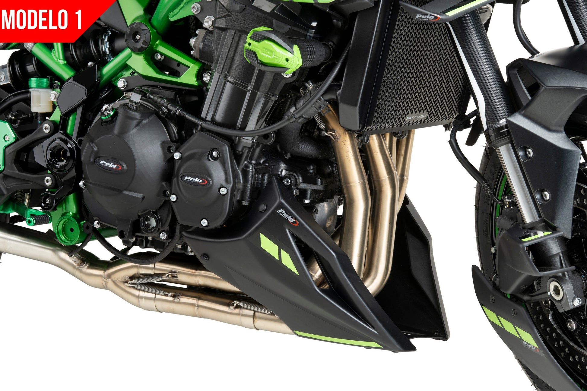 Puig Engine Spoiler Model 2 Kawasaki Z900 2025-2026 - Adventure Parts