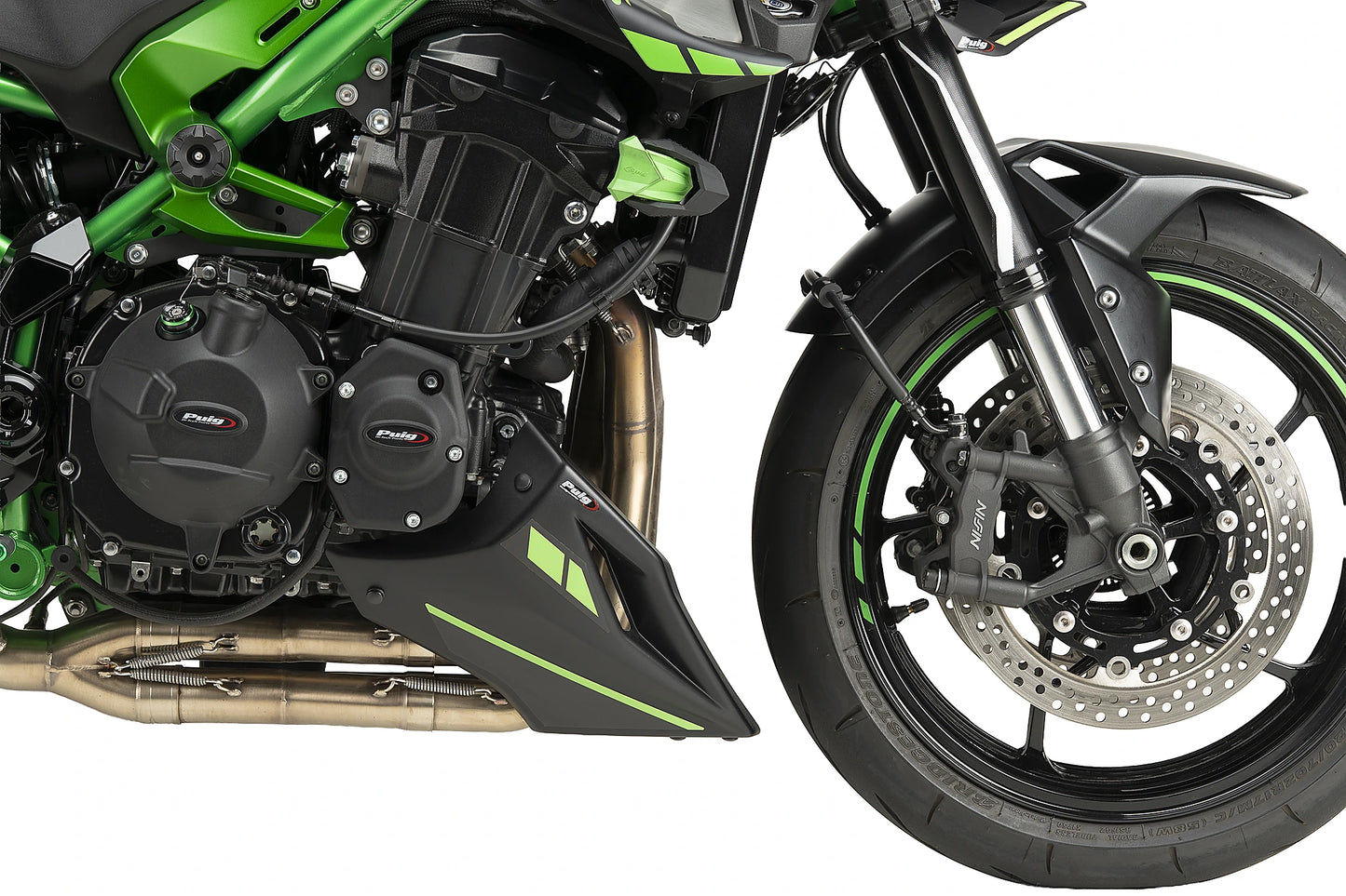 Puig Engine Spoiler Adapters Kawasaki Z900 2025-2026