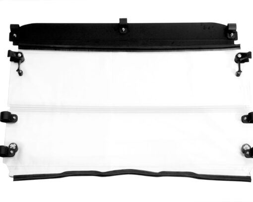 Seizmik Windshield Versa-Fold (UV Resistant Poly) ? Polaris Mid-Size Round Tube Ranger