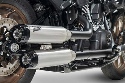 ZARD Slip-Ons Overlapped Harley Davidson Softail Standard 2017-2024 - Adventure Parts