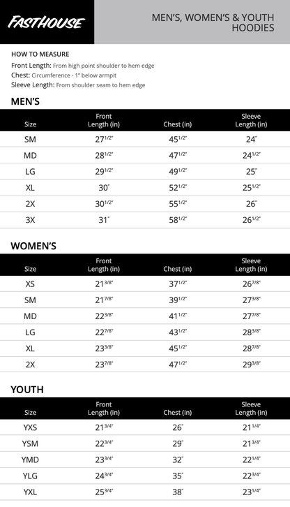 Fasthouse 805 Luster Hooded Pullover - Adventure Parts