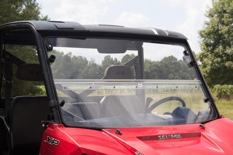 Seizmik Windshield Versa-Fold (Hard Poly) – Polaris Full Size Pro-Fit Ranger - Adventure Parts