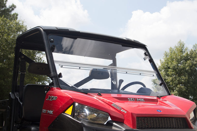 Seizmik Windshield Versa-Fold (Hard Poly) – Polaris Full Size Pro-Fit Ranger - Adventure Parts