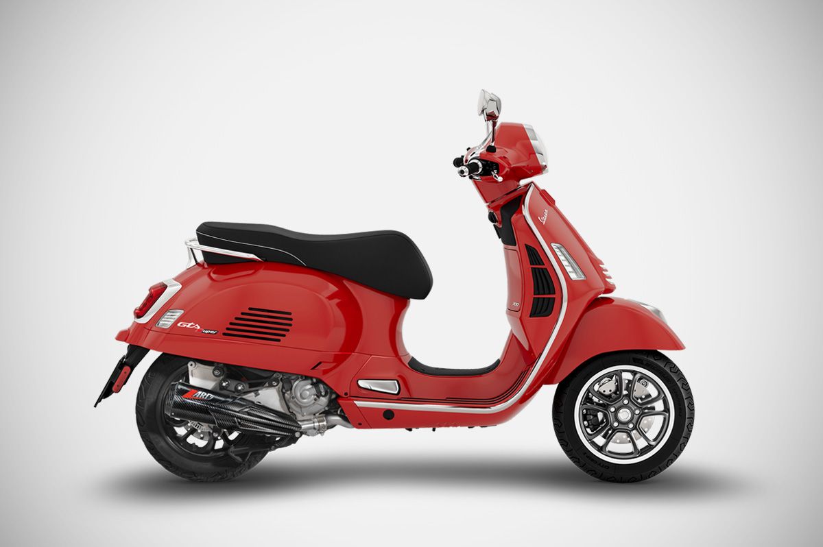 ZARD Exhaust Slip-On Piaggio Vespa Gts Super 300 2022-2024 - Adventure Parts