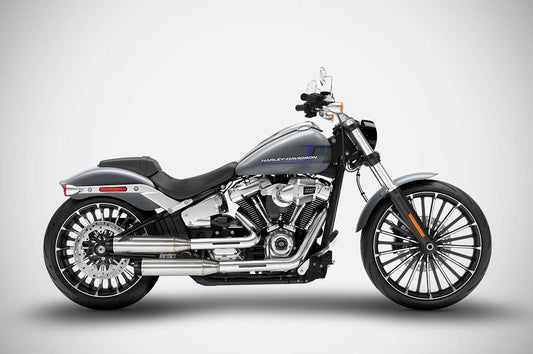 ZARD Slip-Ons Overlapped Exhaust Harley Davidson Breakout 117 2017-2024 - Adventure Parts