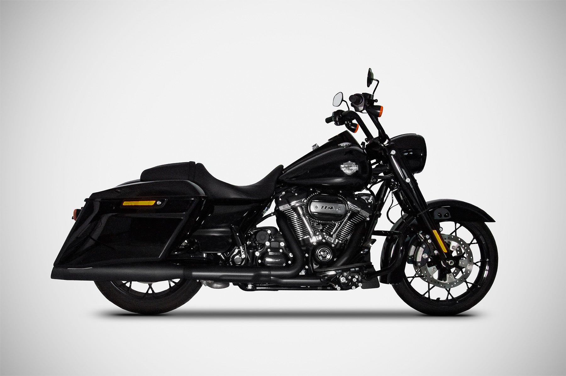 ZARD "4.33 Inches" Slip-Ons Exhaust Harley Davidson Road King Special 2006-2016 - Adventure Parts