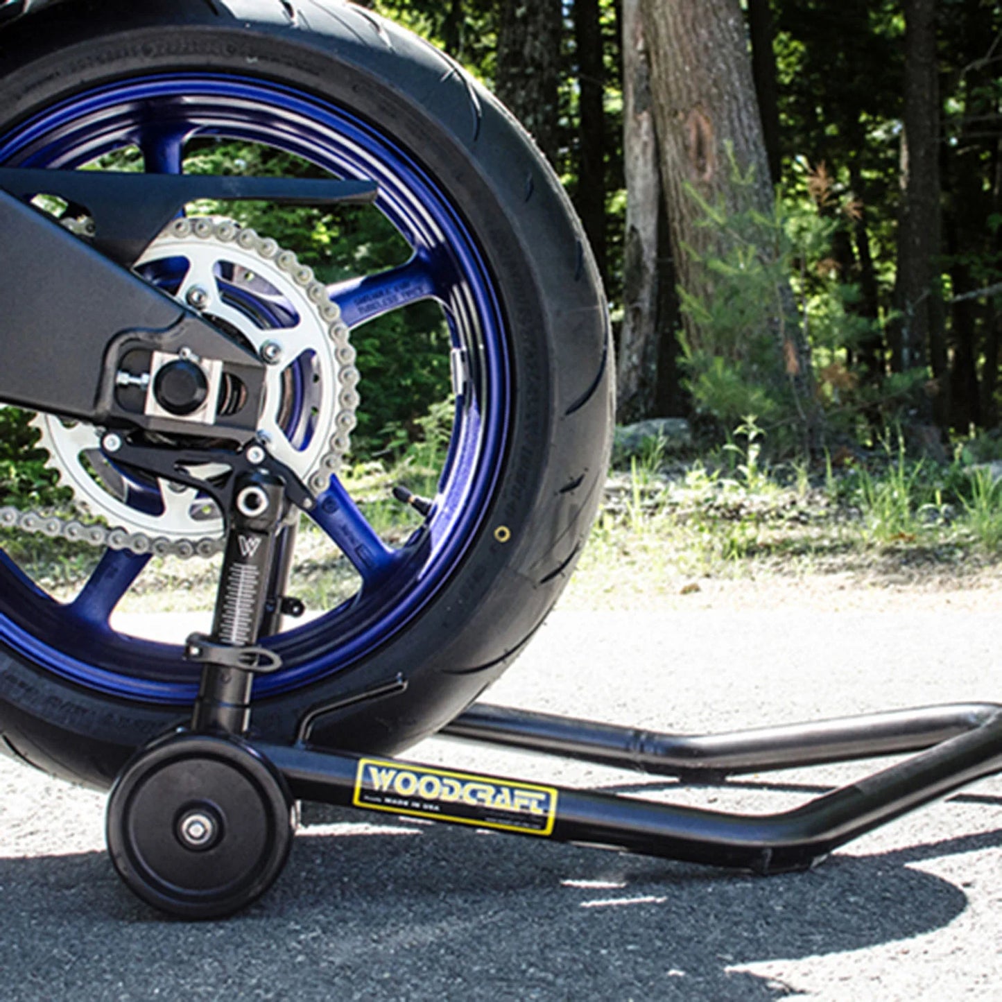 Woodcraft Adjustable Rear Superbike Motorcycle Stand - Adventure Parts