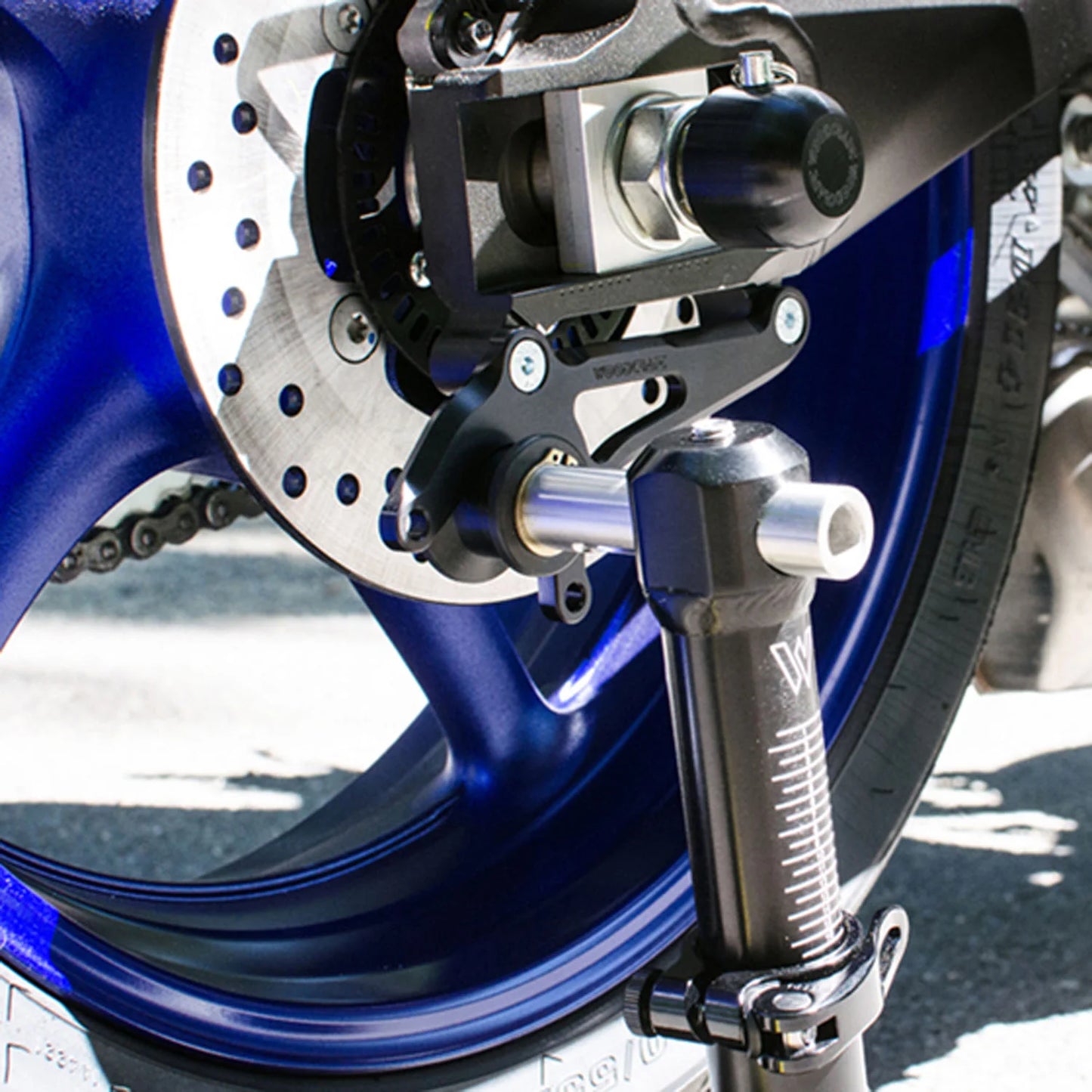 Woodcraft Adjustable Rear Superbike Motorcycle Stand - Adventure Parts