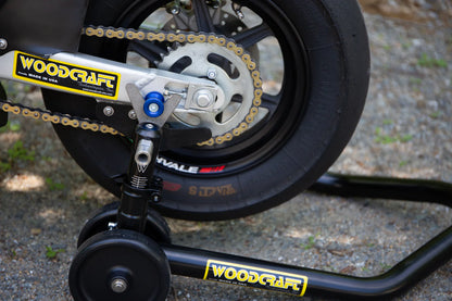 Woodcraft Ohvale Rear Adjustable Spool - 12" Tire Motorcycle Stand - Adventure Parts