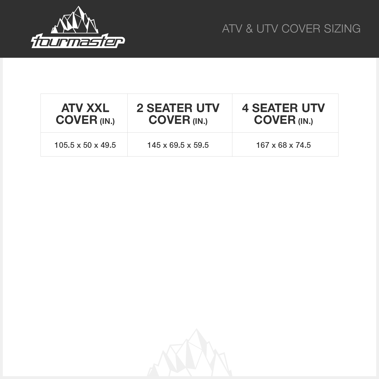 Tourmaster Elite UTV 2-Seater Cover - Adventure Parts