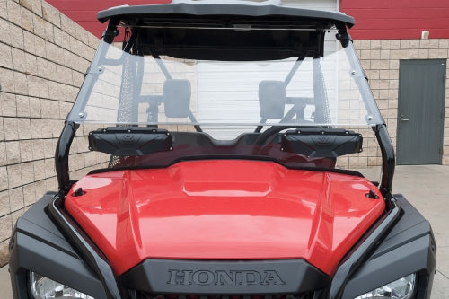 Seizmik Windshield Versa-Vent (Scratch Resistant Poly) – Honda Pioneer 500 - Adventure Parts
