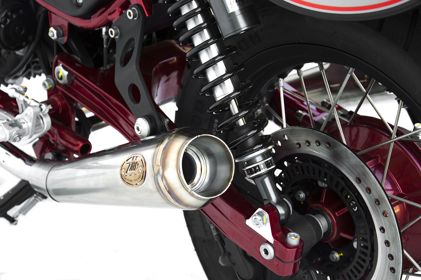 ZARD Exhaust "Racer" Slip-On Moto Guzzi V7 Ii Racer 2015-2017 - Adventure Parts