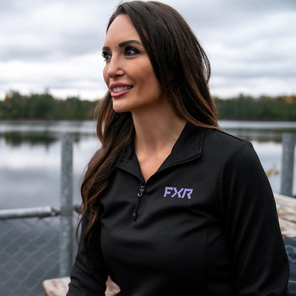 FXR Women's Pilot UPF 1/4 Zip Longsleeve