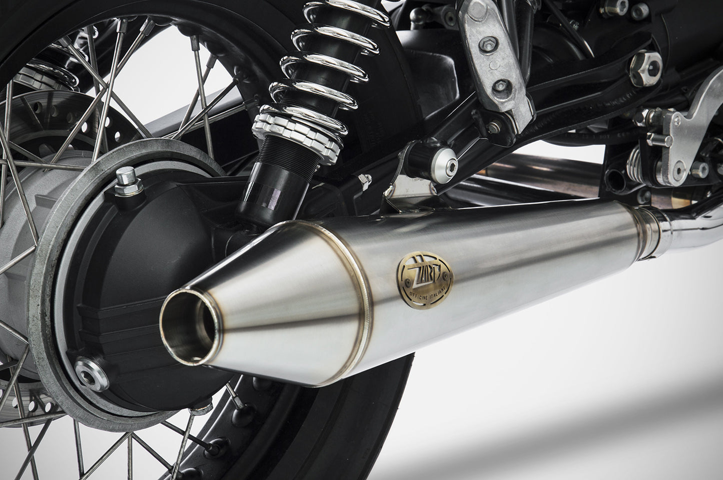 ZARD Exhaust Slip-Ons "Conical" Moto Guzzi V7 Classic 2008-2012 - Adventure Parts