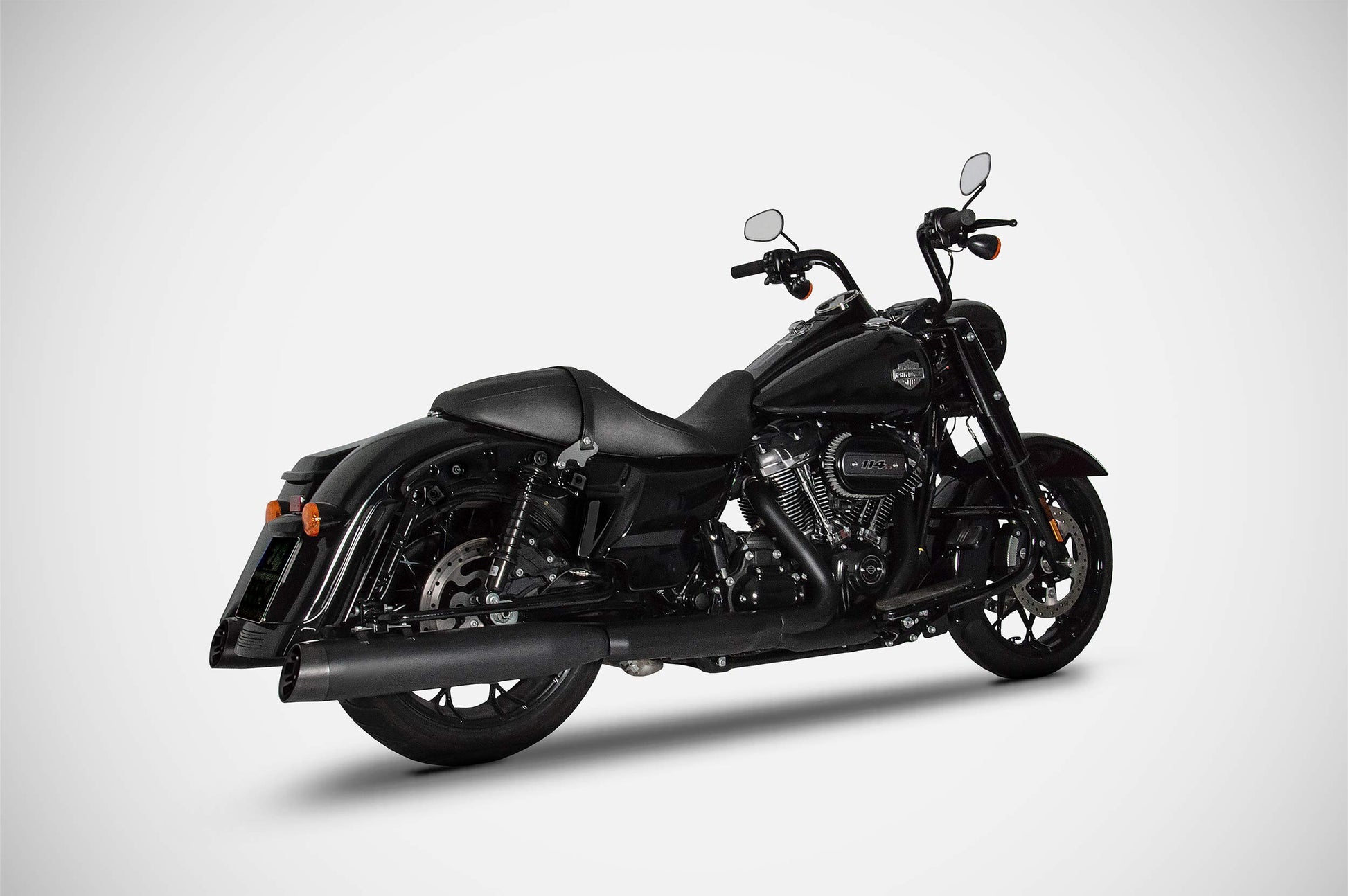 ZARD "4.33 Inches" Slip-Ons Exhaust Harley Davidson Road King Special 2021-2023 - Adventure Parts