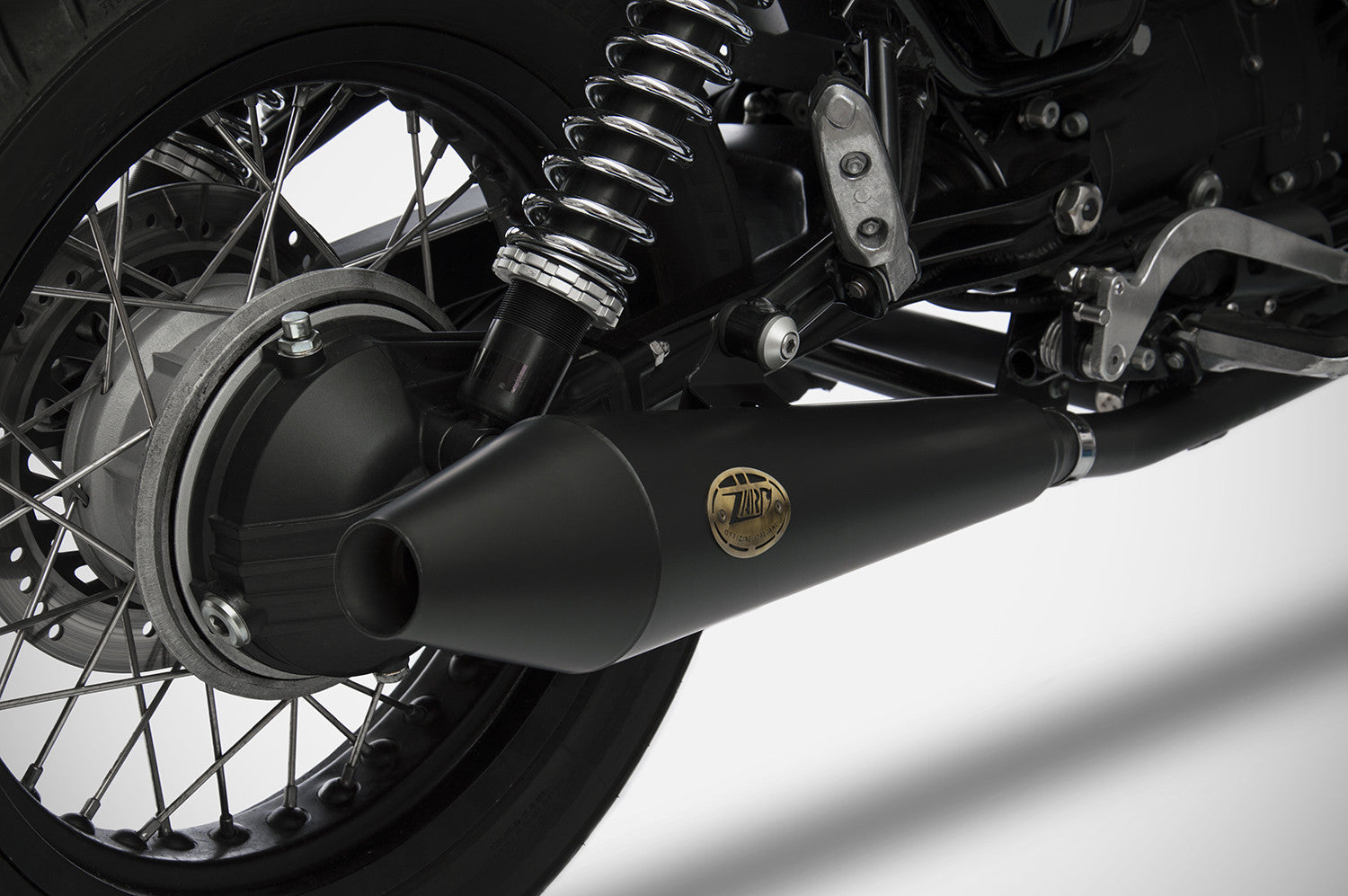 ZARD Exhaust Slip-Ons "Conical" Moto Guzzi V7 Classic 2008-2012 - Adventure Parts