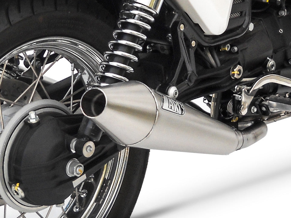 ZARD Exhaust Slip-Ons "Conical" Moto Guzzi V7 Cafe' Racer 2009-2012 - Adventure Parts