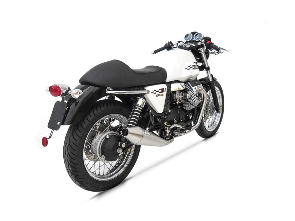 ZARD Exhaust Slip-Ons "Conical" Moto Guzzi V7 Cafe' Racer 2009-2012 - Adventure Parts