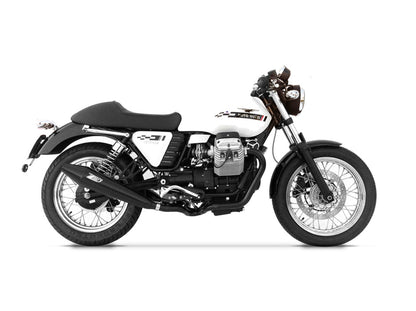 ZARD Exhaust Slip-Ons "Conical" Moto Guzzi V7 Cafe' Racer 2009-2012 - Adventure Parts