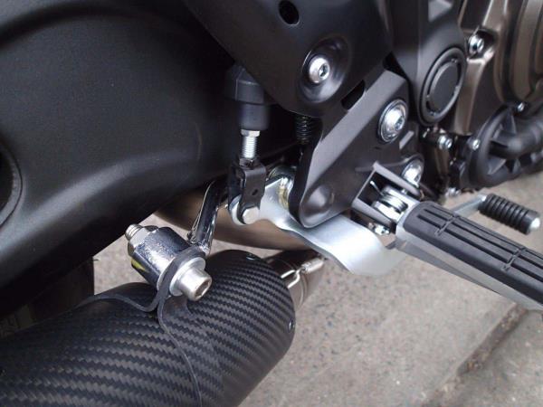 Vandemon Titanium Exhaust System Carbon Muffler Yamaha MT07 FZ07 XSR700 2014-2024