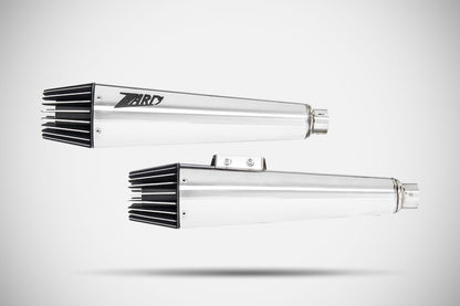 ZARD Slip-Ons "Avio" Exhaust Harley Davidson Street Bob 114 2017-2024